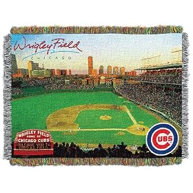 Chicago Cubs Wrigley Field Tapestry Blanket by Northwest