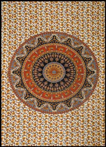 Traditional Circle ~ Indian Tapestry ~ 60 x 90 in. Traditional Circle ~ Indian Tapestry ~ 60 x 90 in.