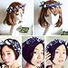 PanDaDa Garland Crown Lavender Headband Hairband Bridal Wreath Wedding Accessories