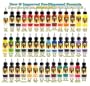 Scream Tattoo Ink 43-pack Set 1/2-oz Bottles -Tattoo Supplies-