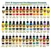 Scream Tattoo Ink 43-pack Set 1/2-oz Bottles -Tattoo Supplies-
