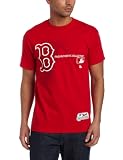 MLB Men's Boston Red Sox Authentic Collection Change Up Short Sleeve Basic Tee (Athletic Red, Large)