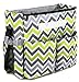 berlando - Signature Edition - Chevron Diaper Bag + Matching Baby Blanket, Easy Carry, Stylish, Multi-pocket, Messenger Bag, 1 Ranked Baby Gift Set & Baby Diaper Bag