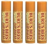 4 Pack of Burts Bees Honey Lip Balm