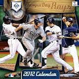 2012 TAMPA BAY RAYS 12X12 WALL CALENDAR