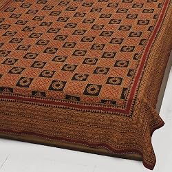 Indian Bedspread Cotton Block Print Bedcover Size Queen