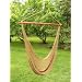Deluxe Extra Large Brown Rope Hammock Swing Chair 100% Soft Cotton Rope