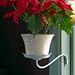 Lotus Sconce, Side Mount Pot Holder - Sage