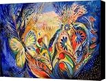 The Shining of Jerusalem Canvas Print / Canvas Art - Artist Elena Kotliarker