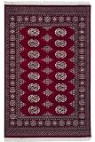 Bokhara Area Rug - 5'3x8'3, Red