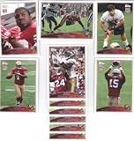2009 Topps San Francisco 49ers Complete Team Set of 11 cards including Frank Gore, Josh Morgan, Isaac Bruce,and more!