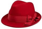 San Diego Hat Women’s Wool Fedora Cap