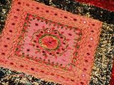 40% Off Velvet Mirror Embroidery Sari Tapestry Bedspread Coverlet Throw