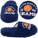 Navy Basketball Champ Boys Slippers
