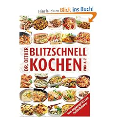 Blitzschnell kochen von A-Z