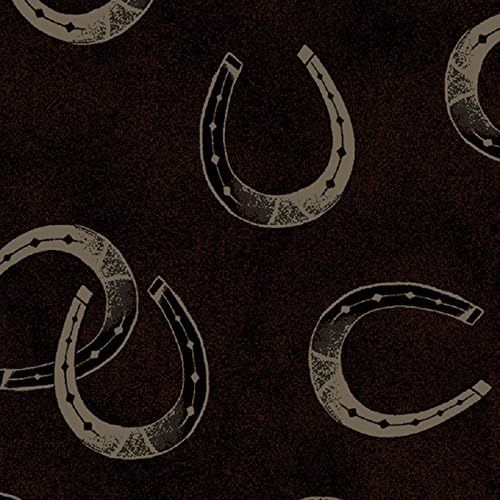 1 Yard Workin' the West by Tom Browning Maywood Studios Horseshoes 100% Cotton Quilt Fabric MAS17112 A2