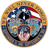 9/11 TRI DEPT 10TH ANNIVERSARY DECAL