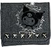 Sanrio Hello Kitty Kuromi Black Denim Wallet with Studs
