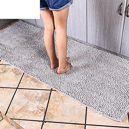 Chenille mat/Kitchen/Bathroom/Bath/Water slip door mat/Living room/Bedrooms/Bed/Lobby floor mats-C 45x150cm(18x59inch)