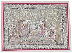 Paper Art Madhubani Folk Paintings for Home Decor 22 x 30 inches