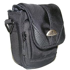 Samsonite weatherproof ultra high qualtiy leather re enforced, ultra padded digital camera case with belt loop and shoulder strap for Kodak Easyshare Mini M200, M583, M522, M590, M552, M532, M577, M580, M532