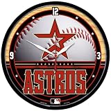 MLB Houston Astros Round Clock