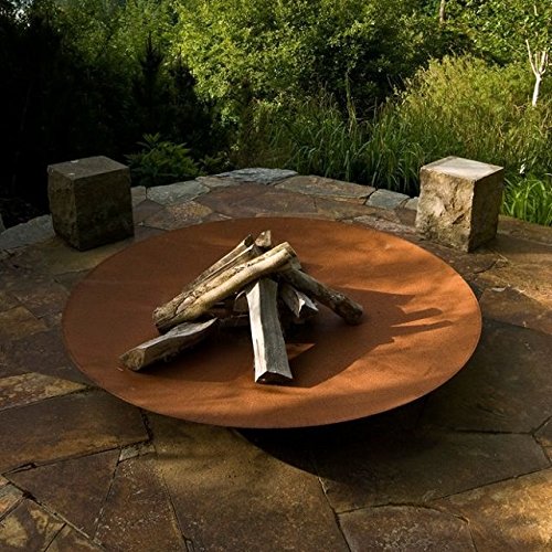 Corten Steel Bowl Burners fire Pits 100cm Garden Heating Heater