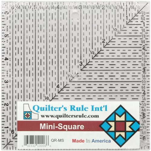Quilter'S Mini Square Ruler-6-1/2x6-1/2