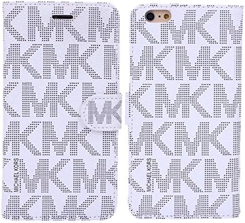 iPhone 5 5S Leather Case, [Luxury Fashion Series] [Stand Function] with Credit Card Slots PU Leather Case Cover For iPhone 5 5S Smart Phone - White