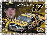 Matt Kenseth #17 NASCAR Triple Woven Jacquard Knit Throw Blanket 48"x 60"