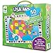 The Learning Journey: Jumbo Floor Puzzles - 	USA Map - Extra Large Puzzle Measures 3 ft by 2 ft