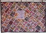 Review NovaHaat.com  / BANJARA MIRROR INDIAN WALL TAPESTRY HANGING THROW 72x48