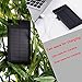 Solar Charger, Solar Power Bank 10000mAh with Phone Dock & Flashlight Function ; Shockproof Rain-proof Dual USB Solar Panel for iPhone, iPad mini, iPod, Samsung Smart Phones and Tablets, Camera