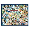 United States of America 1000. Piece Jigsaw Puzzle by White Mountain Puzzles