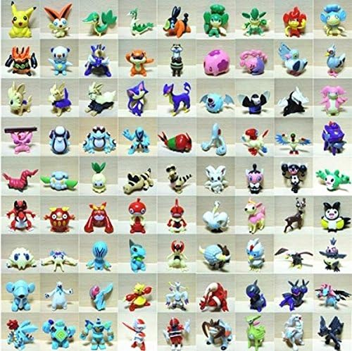 New Cute Pokemon Monster Mini Actions Figures Toys PVC Multicolor 2-3cm 24 Pcs/lot