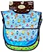 Baby : Frenchie Mini Couture Waterproof Feeder Bib with Flip Over Pocket, 3 Pack, Boy