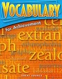 Vocabulary for Achievement: First Course