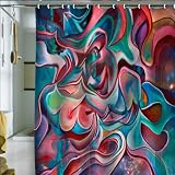 Shower Curtain Universes Collide DENY Designs)