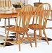 Kitchen & Housewares : Set of 2 Oak Finish Philadelphia Arrow Back Windsor Dining Chairs