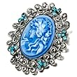 Cameo Brooches And Pins Vintage December Birthstone