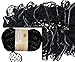 Clearance Pack of 3 Balls Metallic Nesta Ruffle Scarf Yarn Mix Colors Lot (mix28)