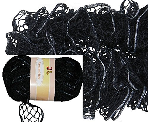 Nesta Glitz Webbed Ruffle Net Style Yarn 901