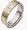 1 Diamond Platinum and 18 Karat Gold Comfort Fit Wedding Band - 6.25