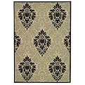Laney Patio Rug - Sand/ Black (2'7"x5')