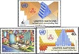 UN - New York 637-639 (complete.issue.) unmounted mint / never hinged 1992 UN-Building (Stamps for collectors)