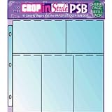 CropInStylePSBPaperandSticker12Inchby12Inch3-RingBinderRefillPages,Chunky/JumboandLetterSticker/MedDiecut