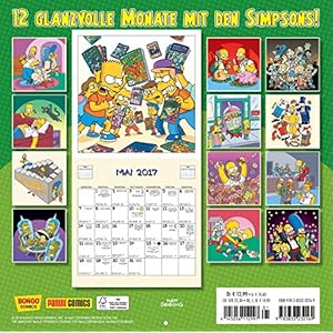 Die Simpsons Wandkalender 2017: 2017 Spasskalender