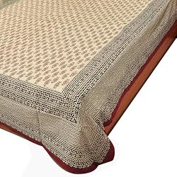 Bedsheets Cotton Block Print Asia D&eacute;cor Queen Size