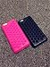 iAnko Cute Decompression Bubble Wrap Shell Puchi Puchi Soft Silicone Phone Case for Apple Iphone 5 5s (pink)
