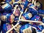 Candy, Charm Blow Pops,Blue Razzberry, 48 pops per box